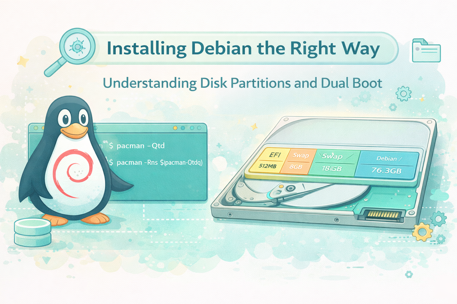 What installing a new OS teaches about Disk Partitions